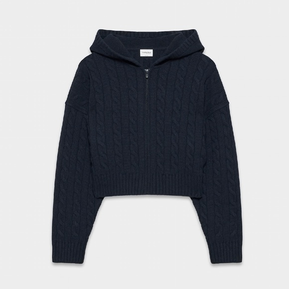 Sunday Best Navy Cable Knit Cardigan - Picture 1 of 3